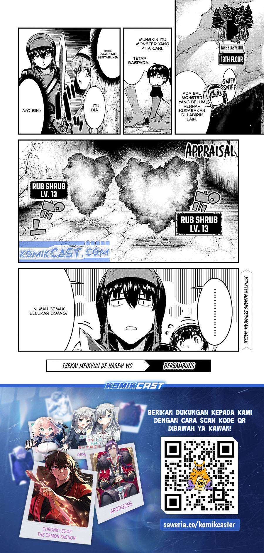 Isekai Meikyuu de Harem wo Chapter 89 Gambar 20