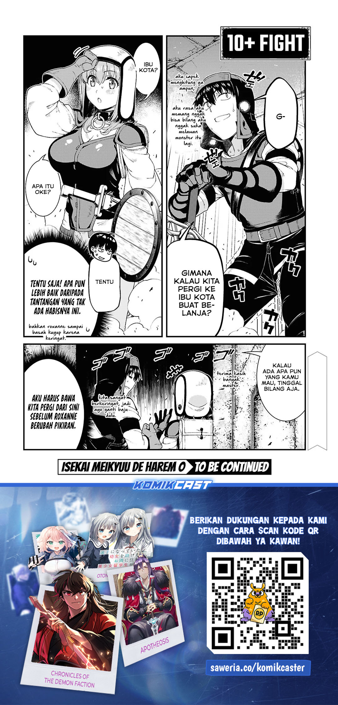 Isekai Meikyuu de Harem wo Chapter 98 Gambar 16