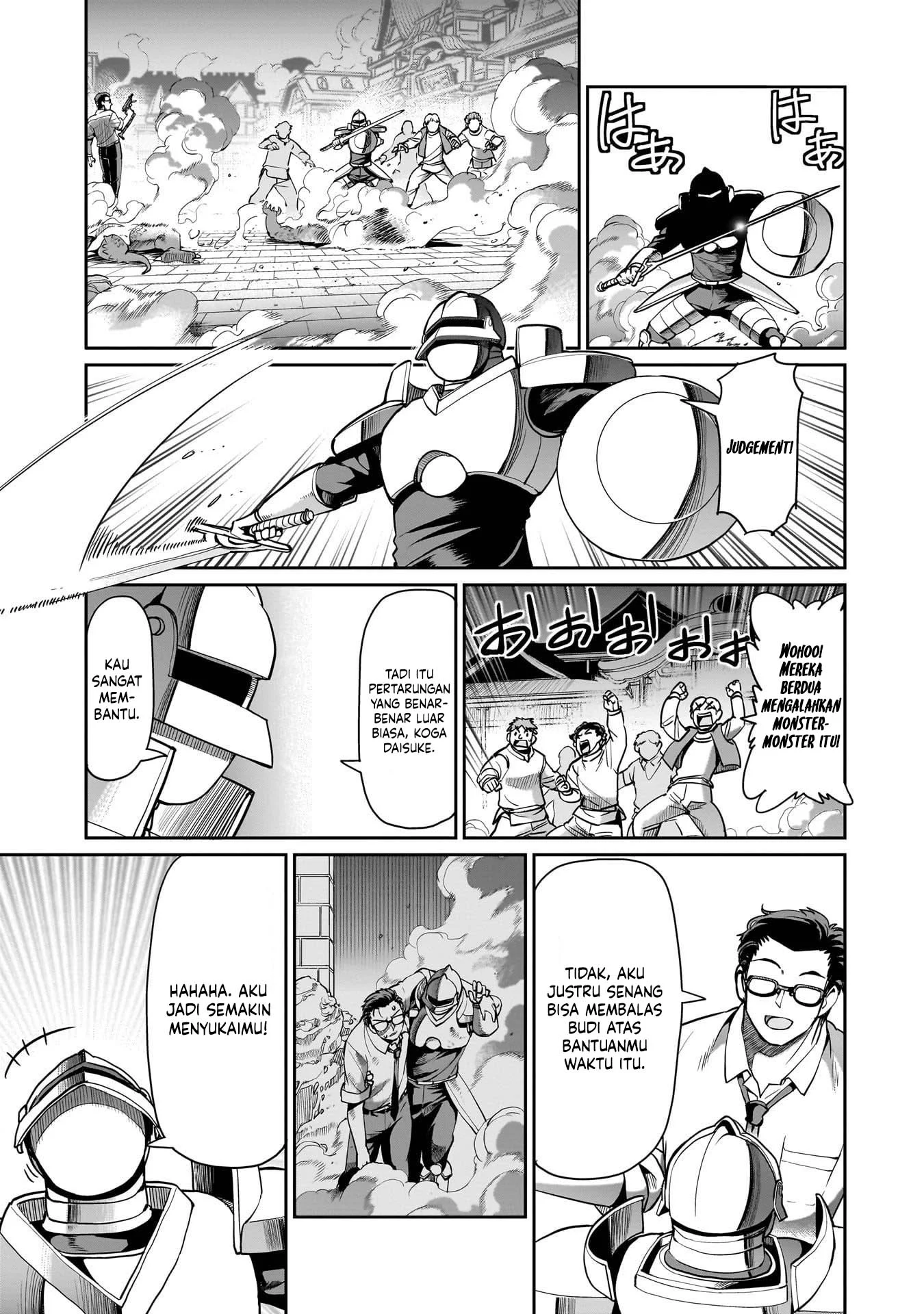 Isekai Shoukan Oji-san no Juumusou Life – Sabage Suki Salaryman wa Kaisha Owari ni Isekai e Chokki suru Chapter 66 Gambar 18