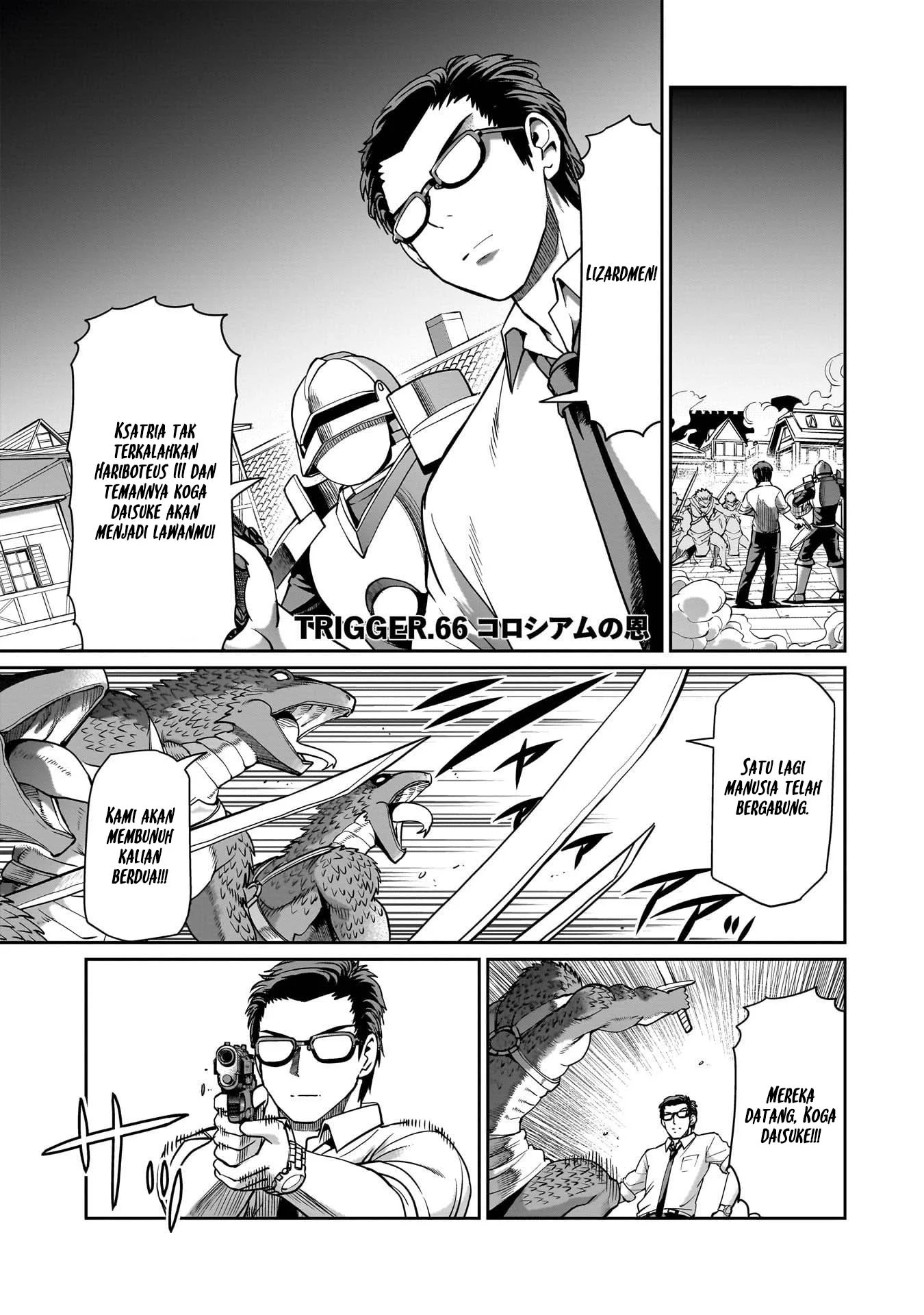 Manga Isekai Shoukan Oji-san no Juumusou Life – Sabage Suki Salaryman wa Kaisha Owari ni Isekai e Chokki suru Chapter 66 gambar nomor 2