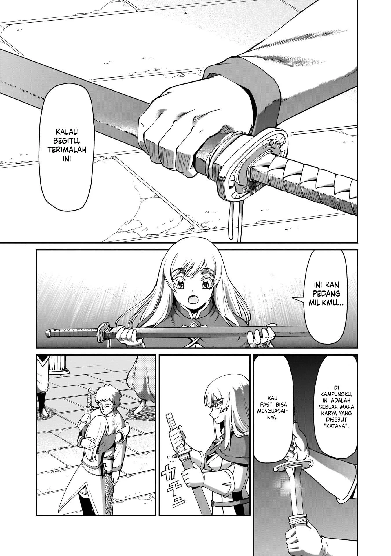 Isekai Shoukan Oji-san no Juumusou Life – Sabage Suki Salaryman wa Kaisha Owari ni Isekai e Chokki suru Chapter 63 Gambar 7