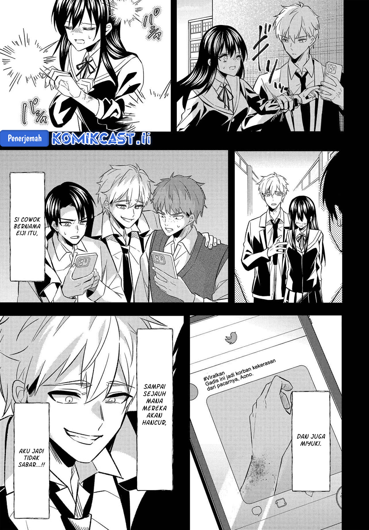 Jinsei Gyakuten Uwaki sare, Enzai wo Kiserareta Ore ga, Gakuen Ichi no Bishoujo ni Natsuka reru Chapter 3 Gambar 14