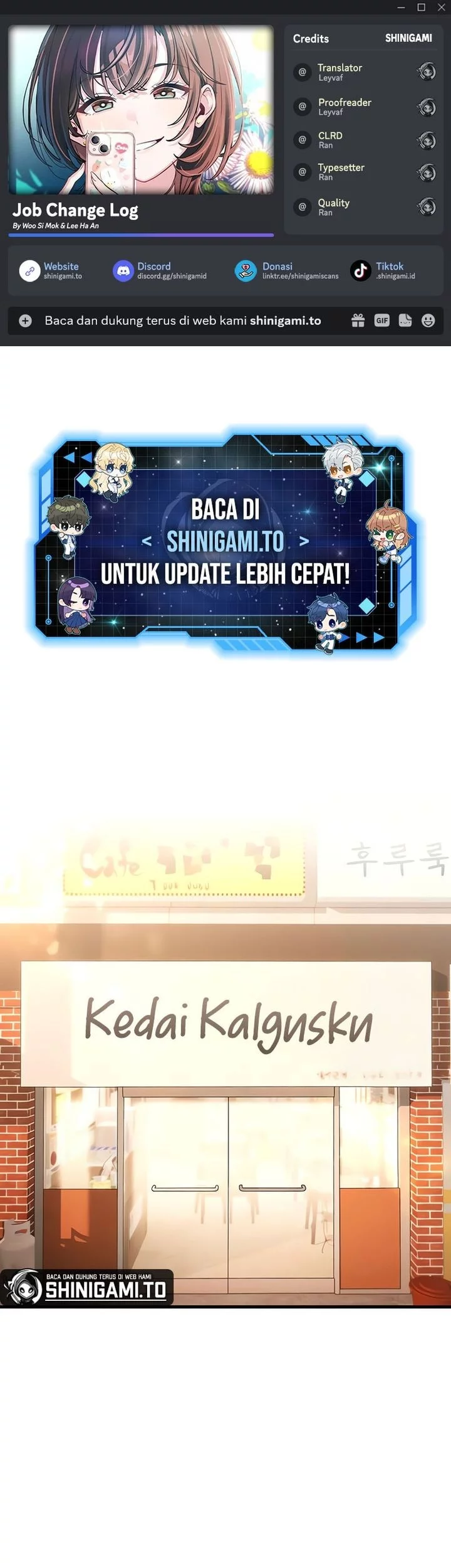 Komik Job Change Log Chapter 33 gambar nomor 1