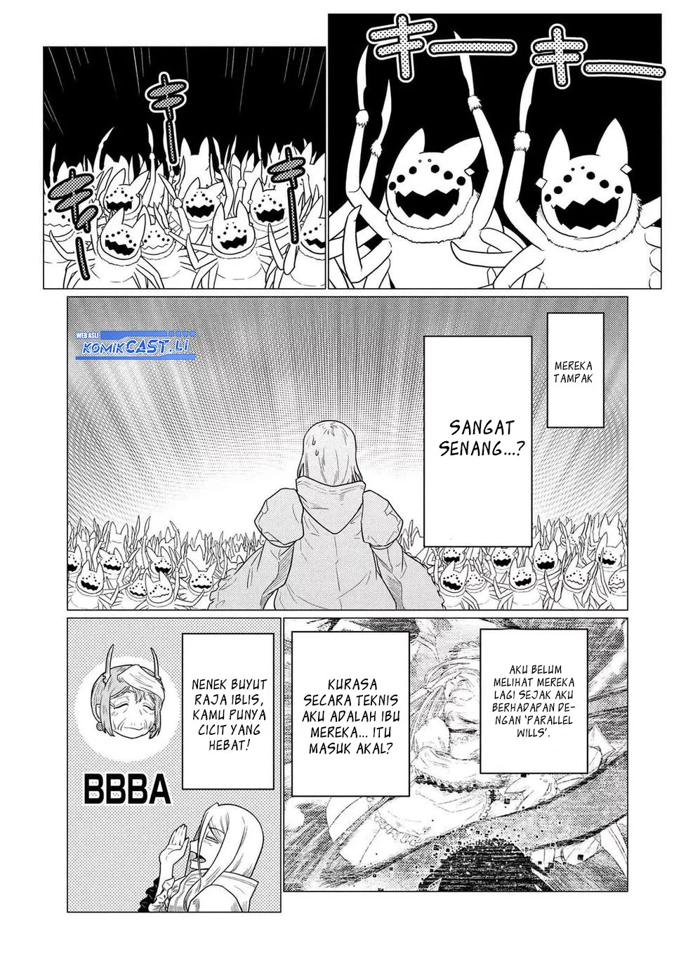 Kumo desu ga, Nani ka? Chapter 72.2 Gambar 15