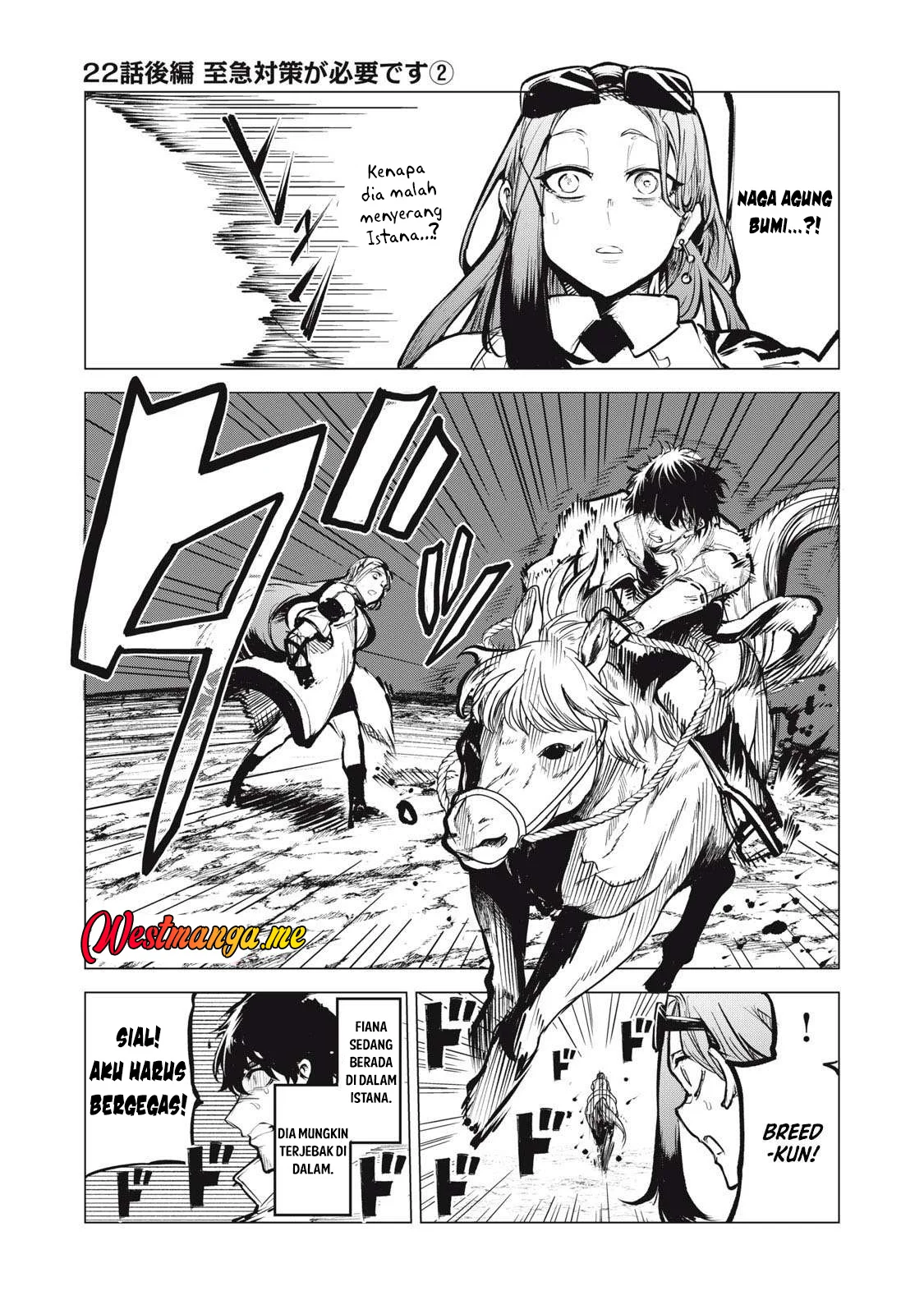 Manga Kuni wo Owareta Ryuushi-san, Hirowareta Ringoku de Ukkari Musou shite Shimau Chapter 22.2 gambar nomor 2