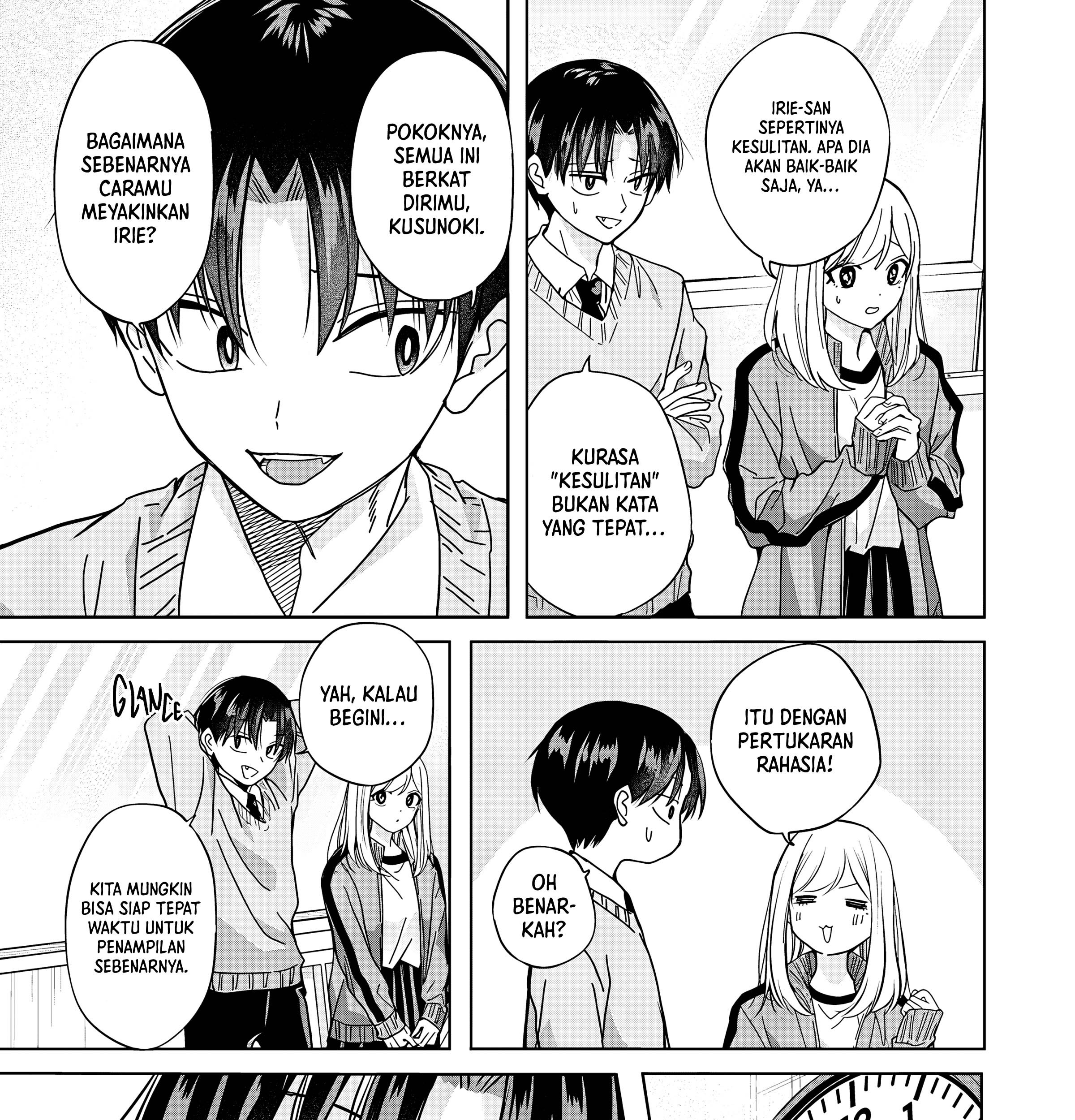 Kusunoki-san wa Koukou Debut ni Shippai shite Iru Chapter 40.1 Gambar 5