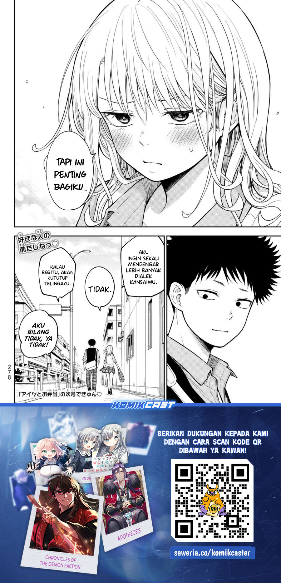 Kuroiwa Medaka ni Watashi no Kawaii ga Tsuujinai Chapter 182 Gambar 14