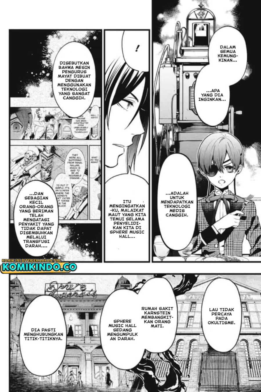 Kuroshitsuji Chapter 212 Gambar 9