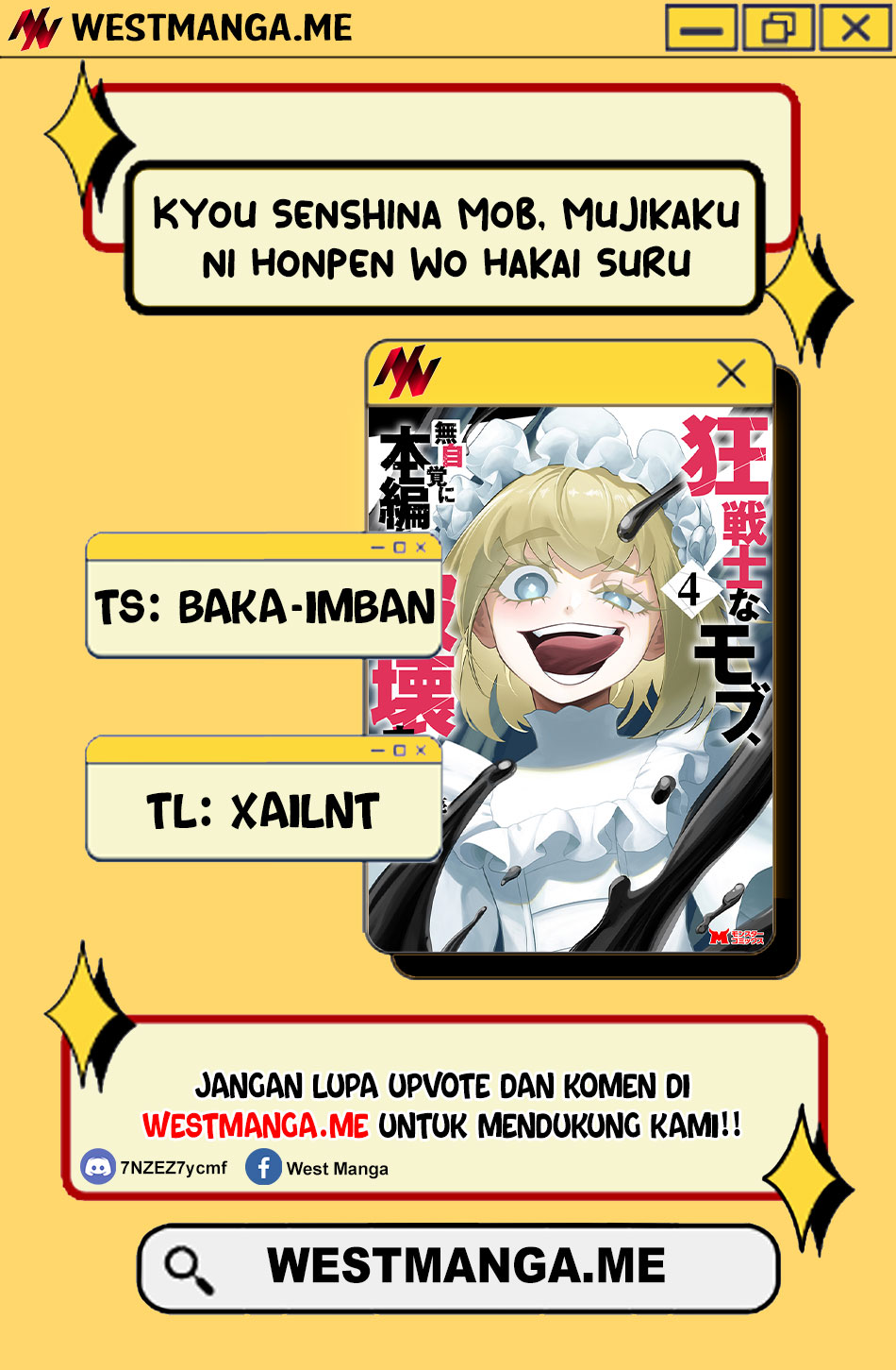 Manga Kyou Senshina Mob, Mujikaku ni Honpen wo Hakai Suru Chapter 17 gambar nomor 2