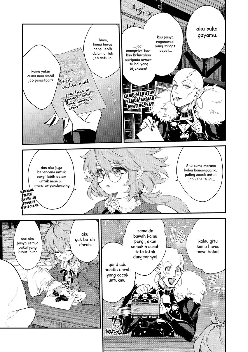 Kaketa Tsuki no Mercedes ~Kyuuketsuki no Kizoku ni Tensei Shitakedo Sute Rare Sounanode Dungeon o Seiha Suru~ Chapter 5 Gambar 8