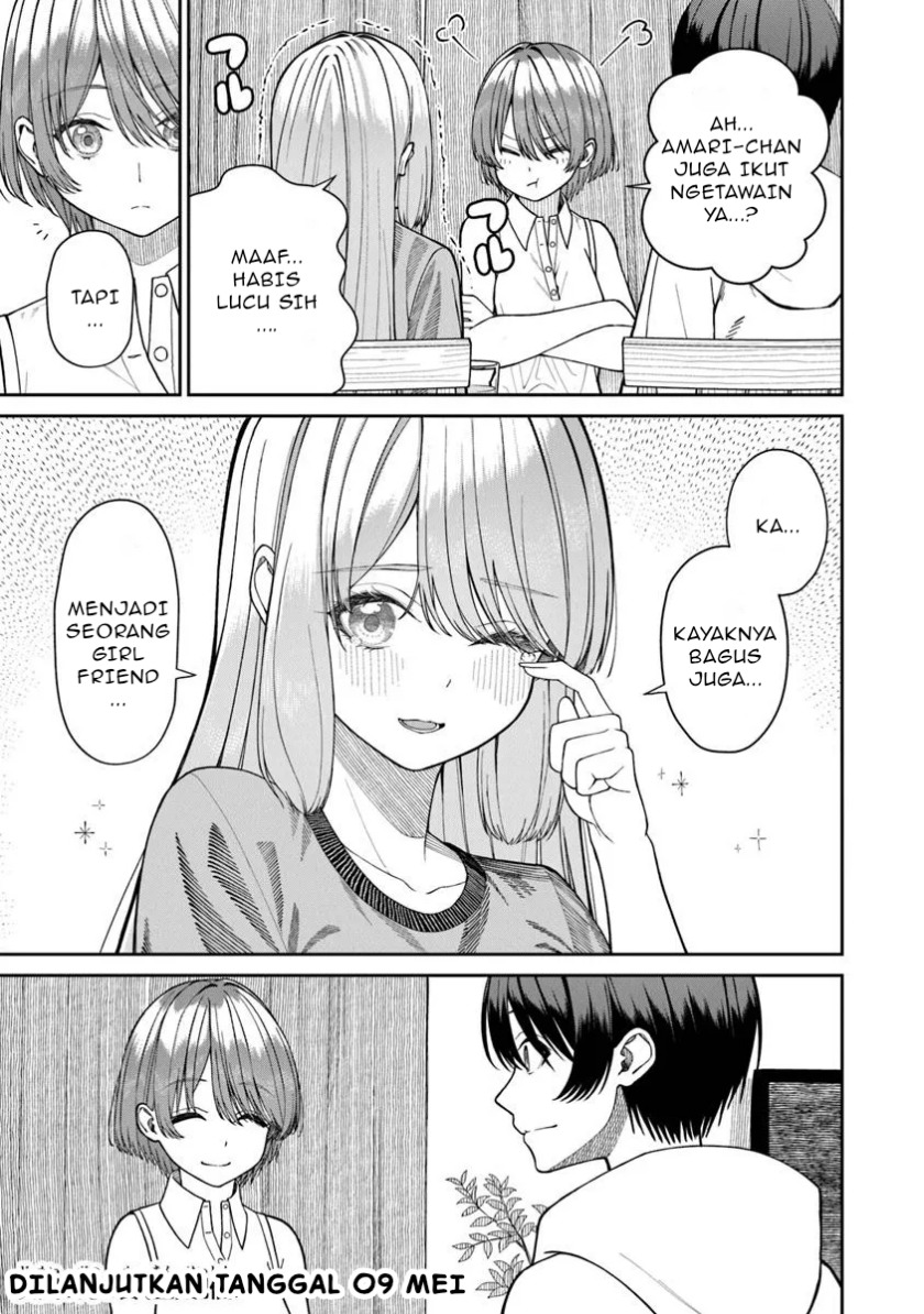 Kanojo ni shitai Joshi Ichii, no Tonari de Mitsuketa Amari-chan Chapter 4.1 Gambar 16