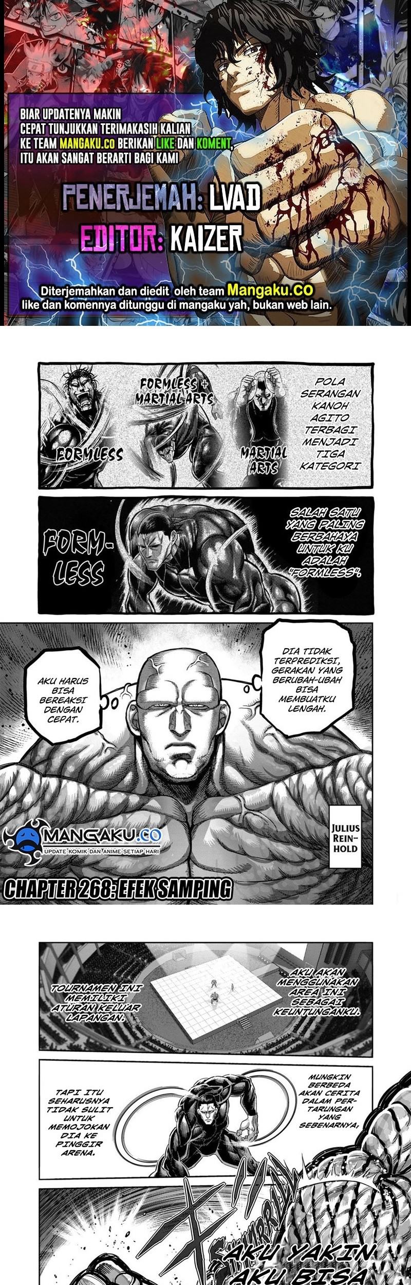 Komik Kengan Omega Chapter 268 gambar nomor 1