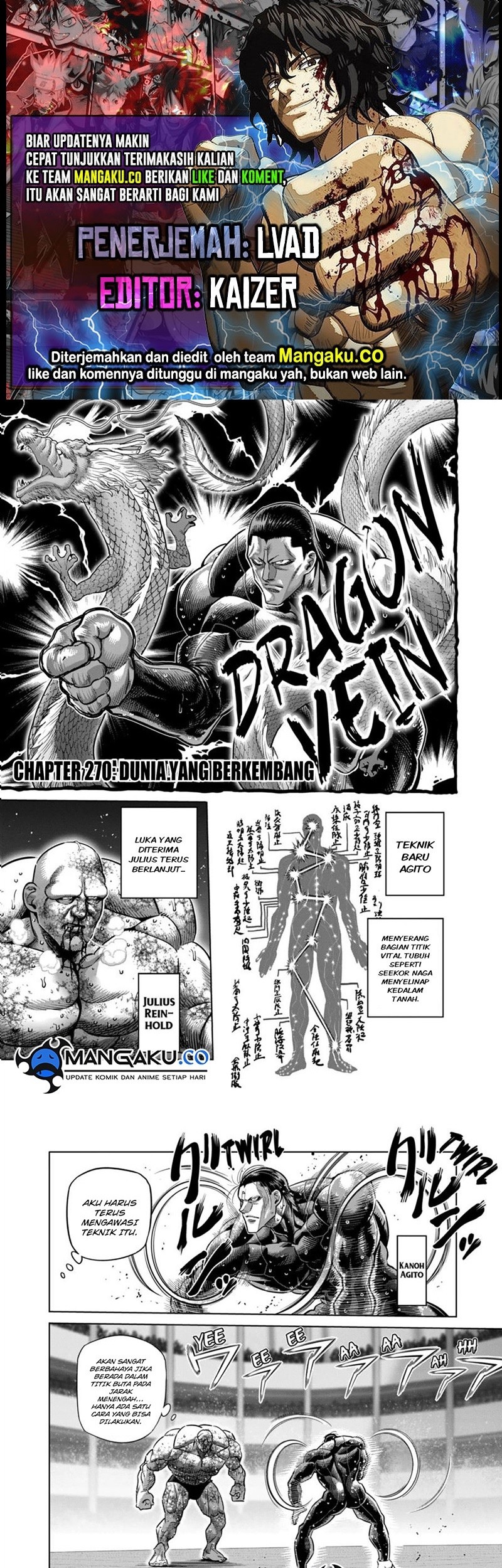 Komik Kengan Omega Chapter 270 gambar nomor 1