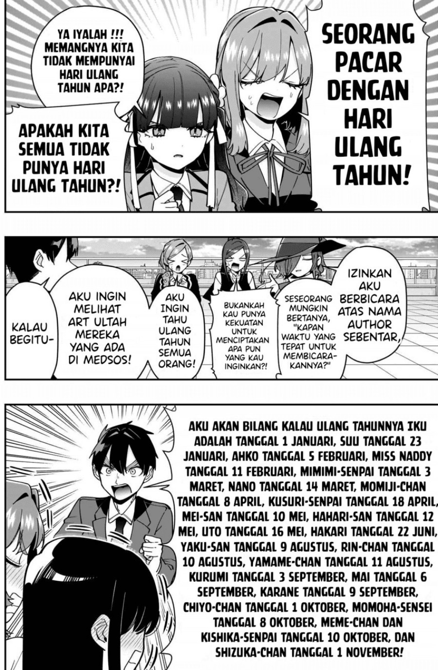 Kimi no Koto ga Dai Dai Dai Dai Daisuki na 100-ri no Kanojo Chapter 133 Gambar 4