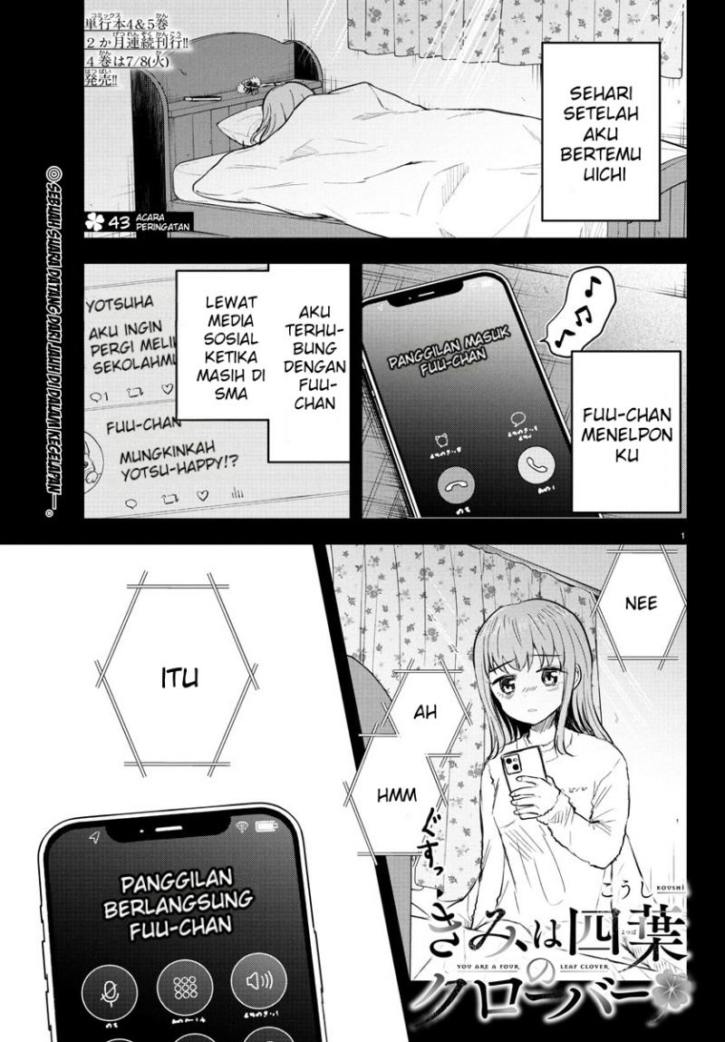 Manga Kimi wa Yotsuba no Clover Chapter 43 gambar nomor 2