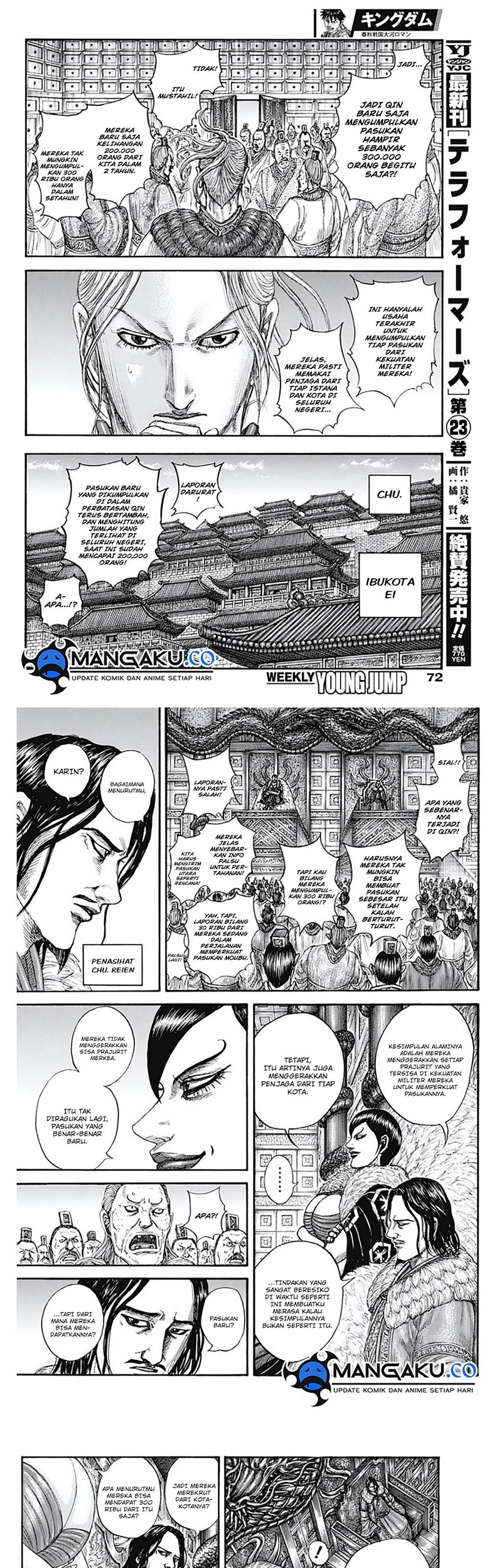 Kingdom Chapter 804 Gambar 7