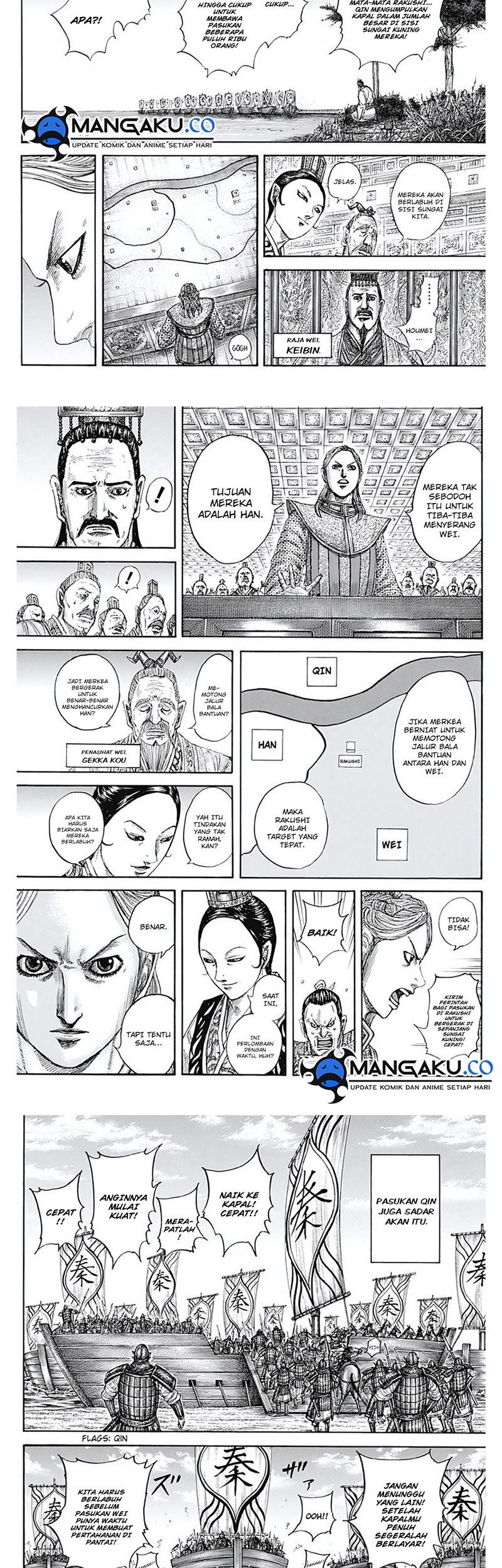 Kingdom Chapter 804 Gambar 9