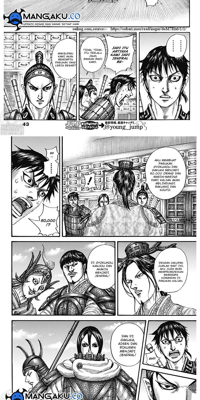 Kingdom Chapter 801 Gambar 8