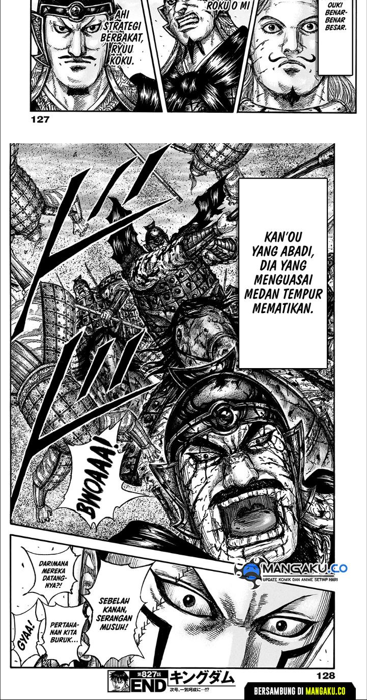 Kingdom Chapter 827 Gambar 14