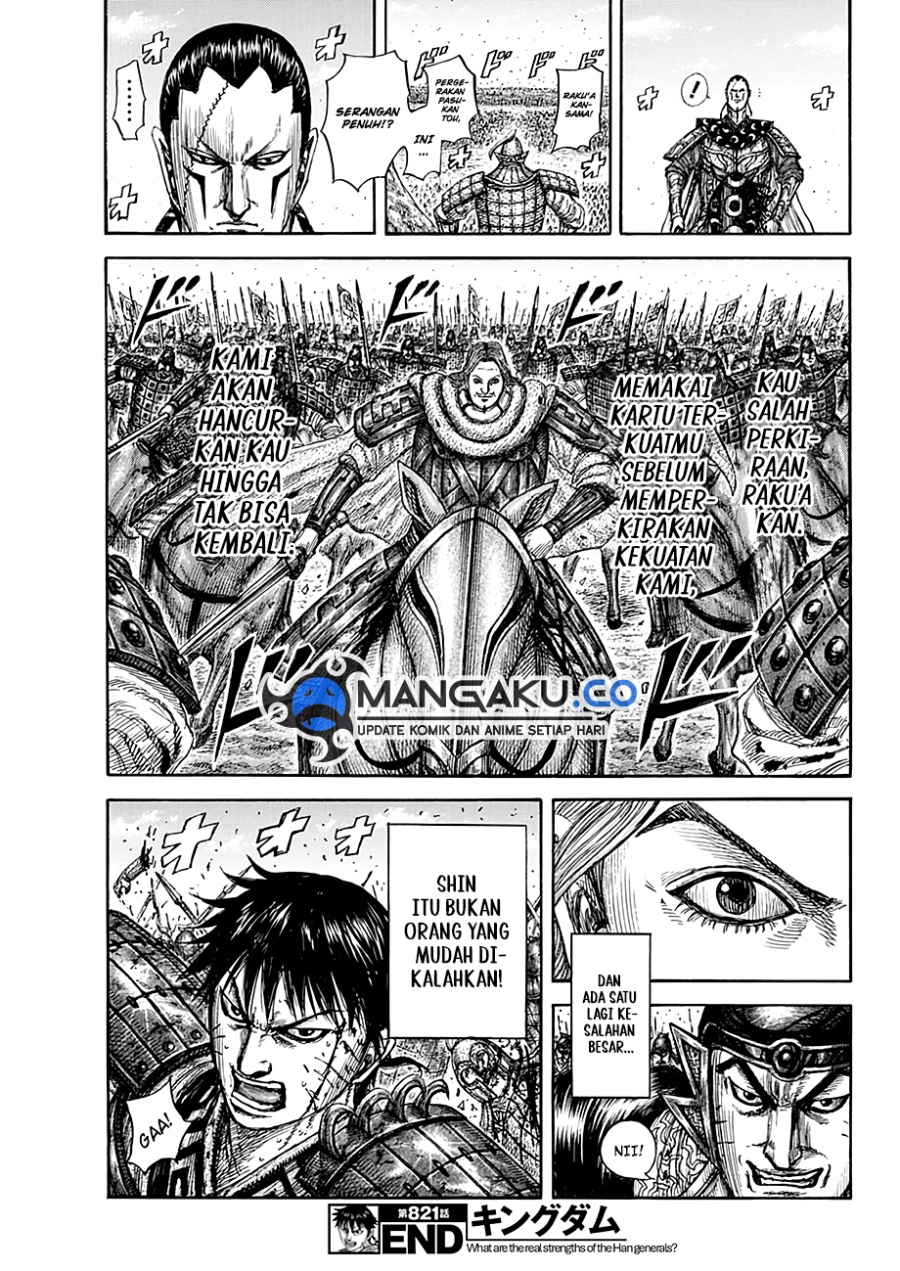 Kingdom Chapter 821 Gambar 21