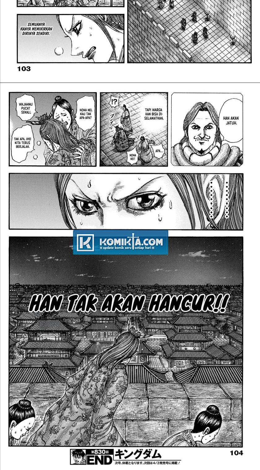 Kingdom Chapter 830 Gambar 15