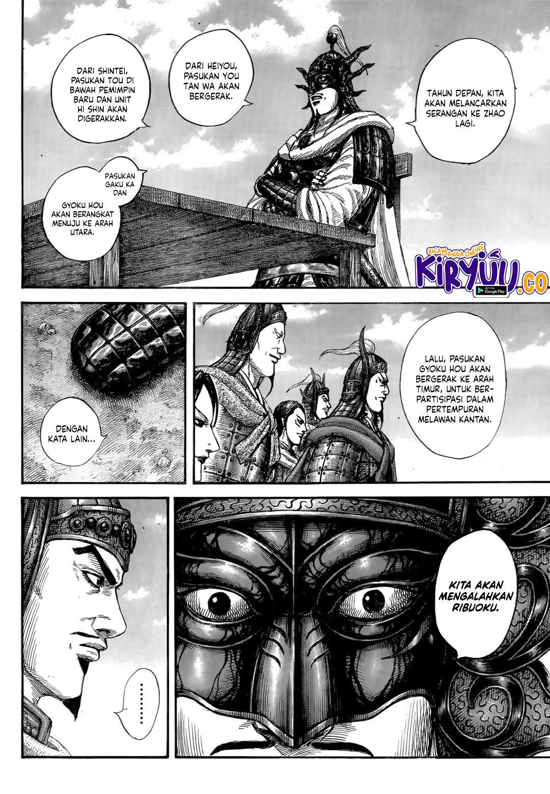 Kingdom Chapter 845 Gambar 16