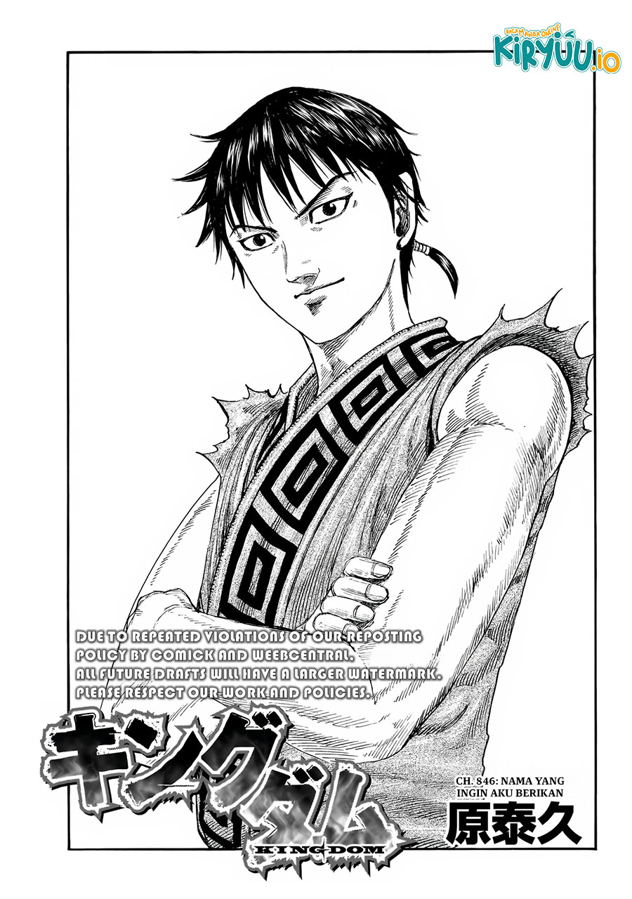 Manga Kingdom Chapter 846 gambar nomor 2