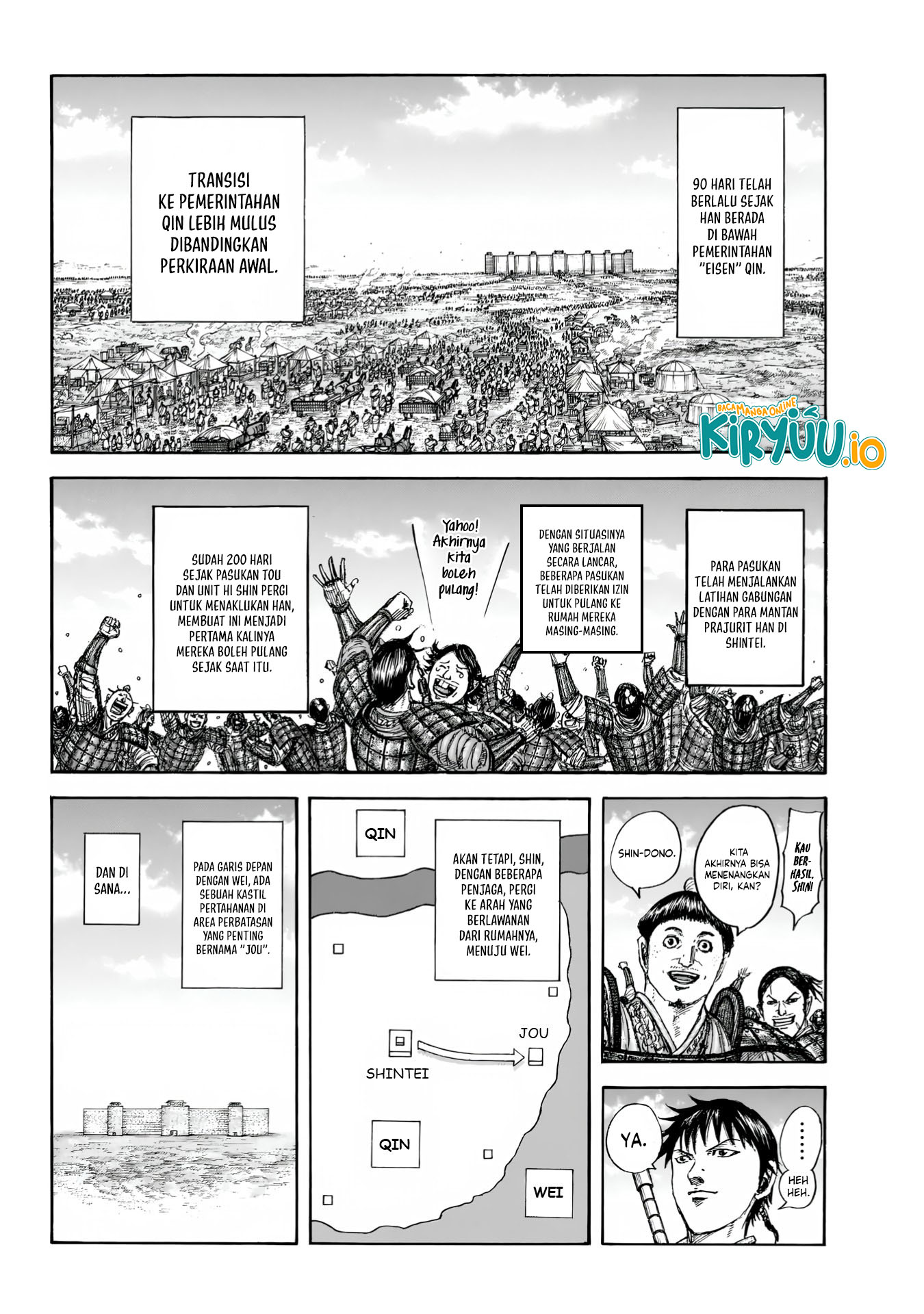 Kingdom Chapter 846 Gambar 3
