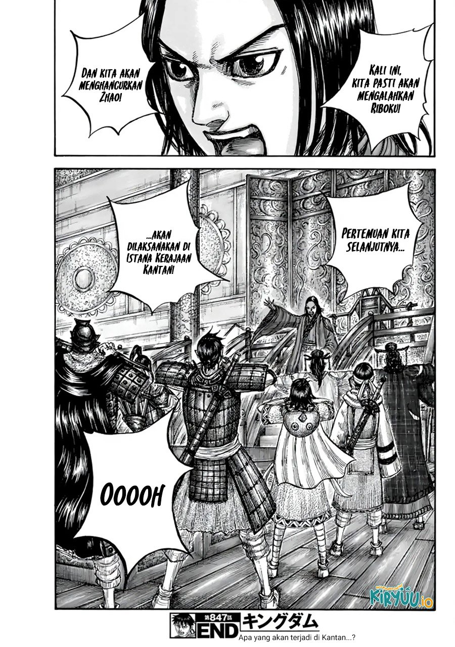 Kingdom Chapter 847 Gambar 20