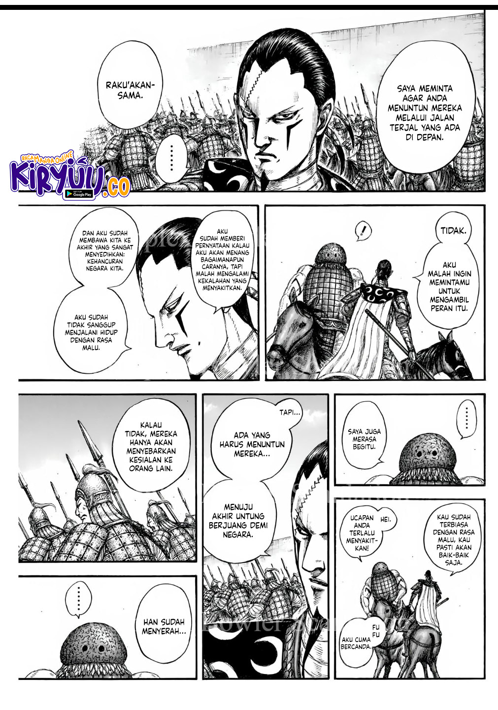 Kingdom Chapter 840 Gambar 3