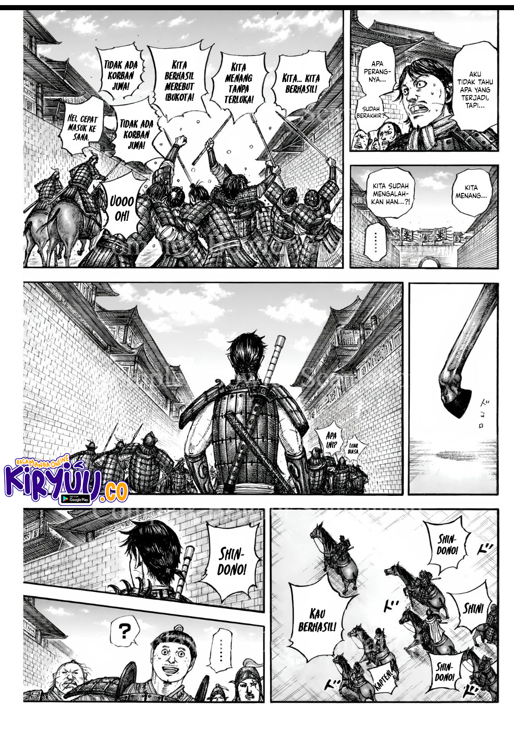 Kingdom Chapter 840 Gambar 9