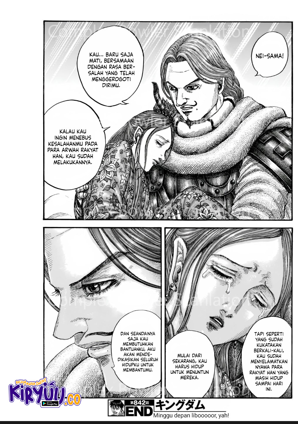 Kingdom Chapter 842 Gambar 18