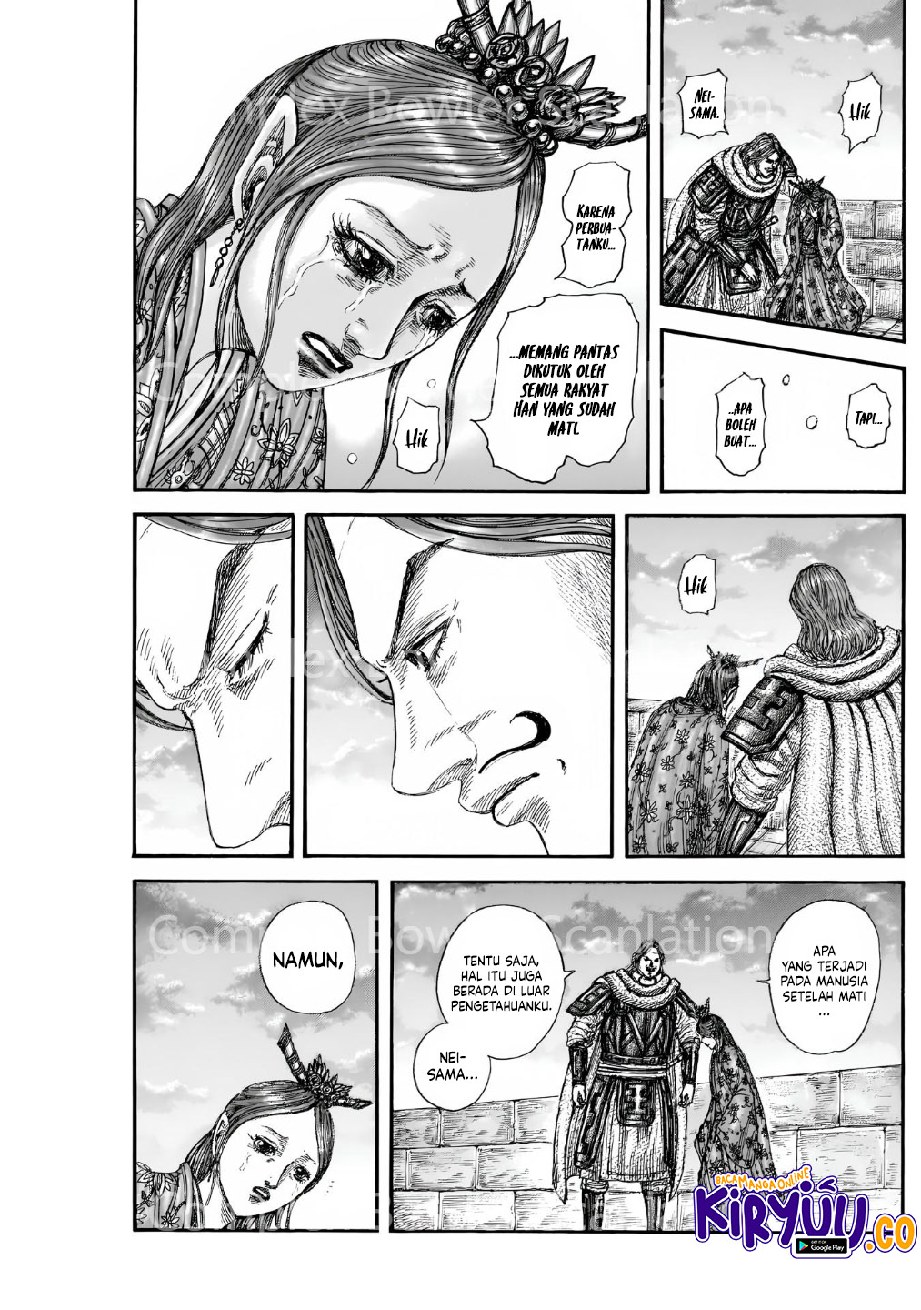 Kingdom Chapter 842 Gambar 7