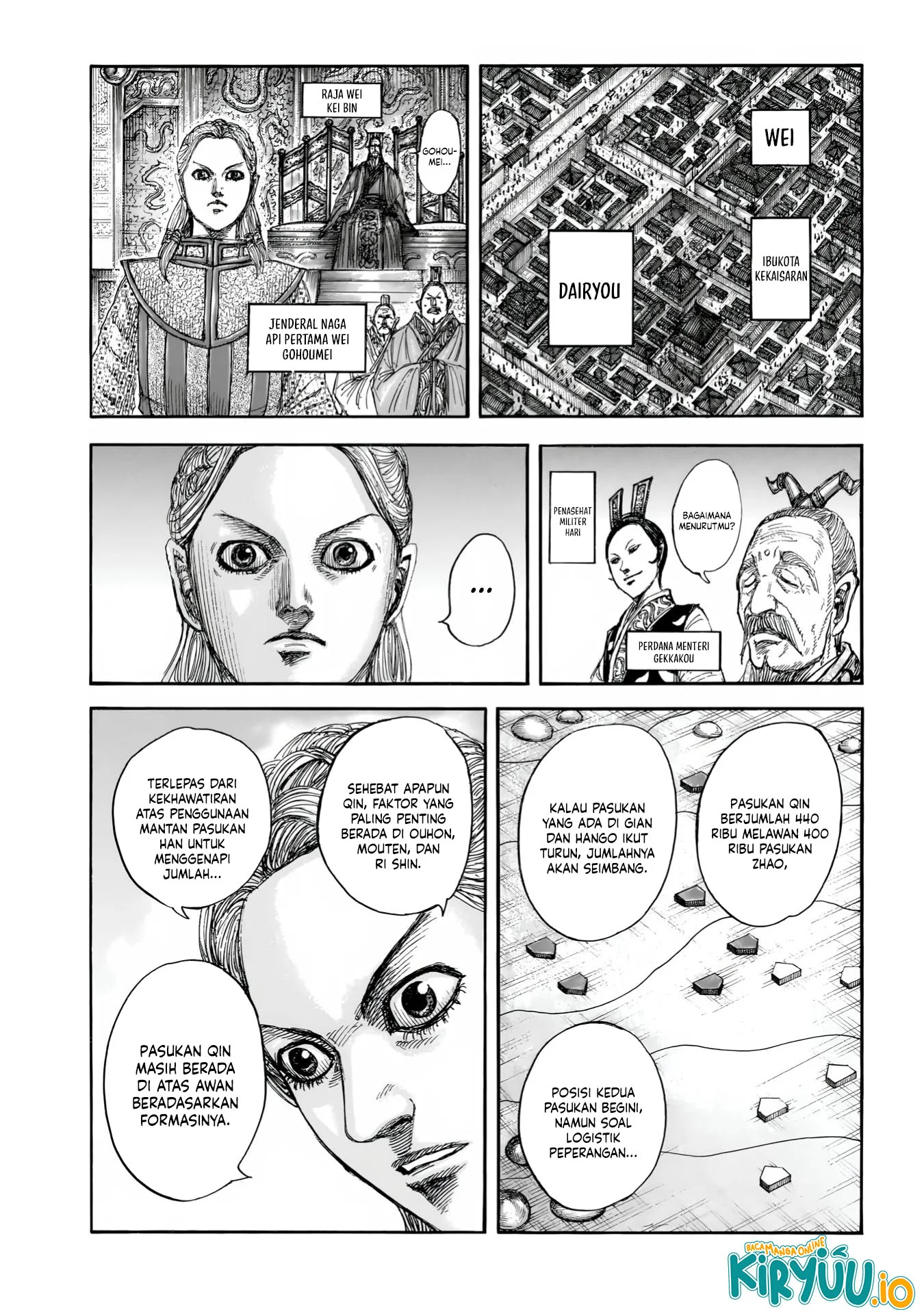 Kingdom Chapter 854 Gambar 16