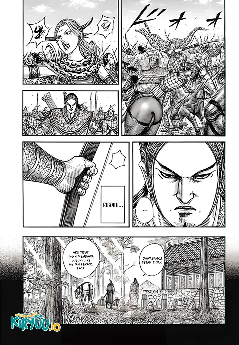 Kingdom Chapter 855 Gambar 14