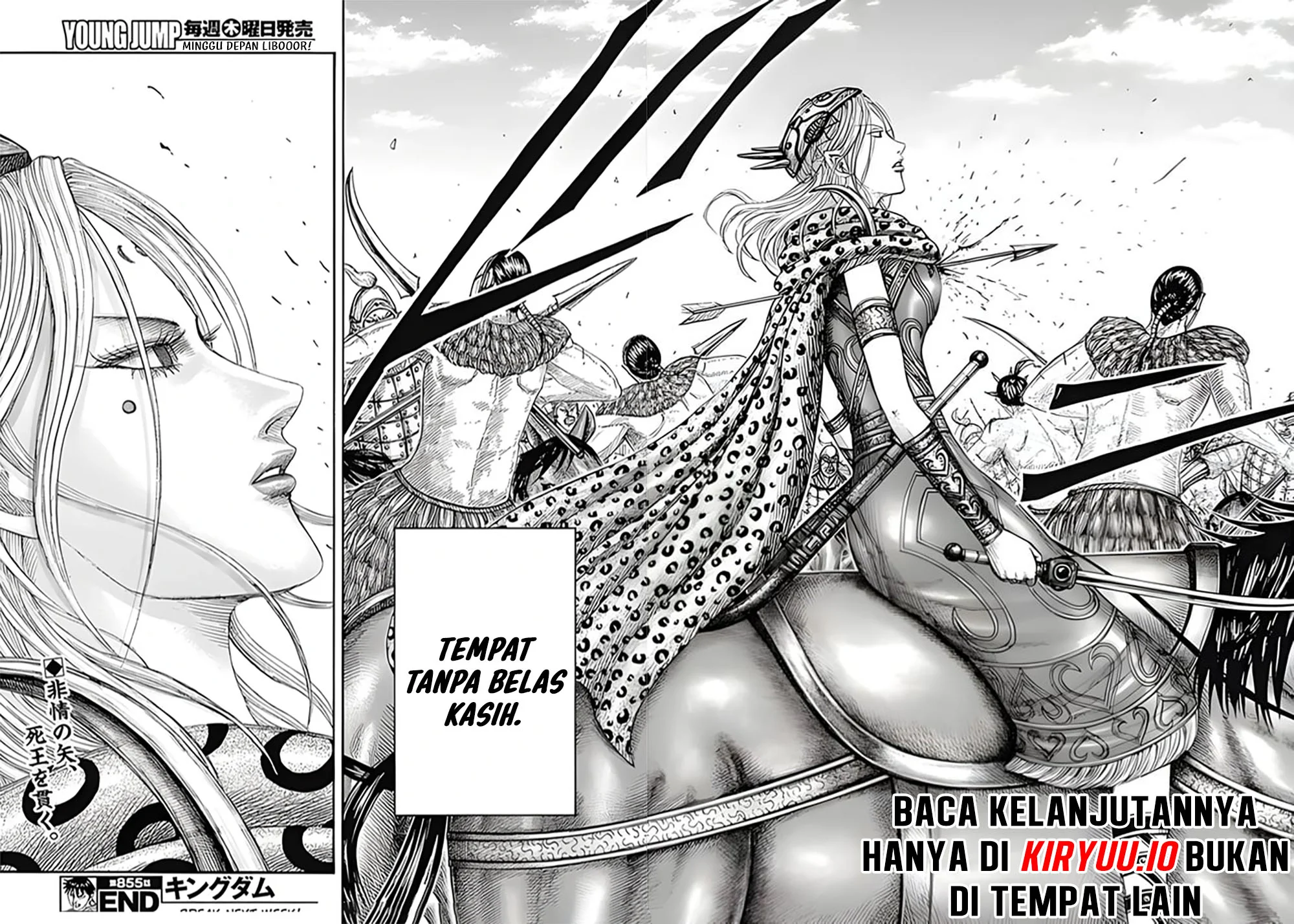 Kingdom Chapter 855 Gambar 19