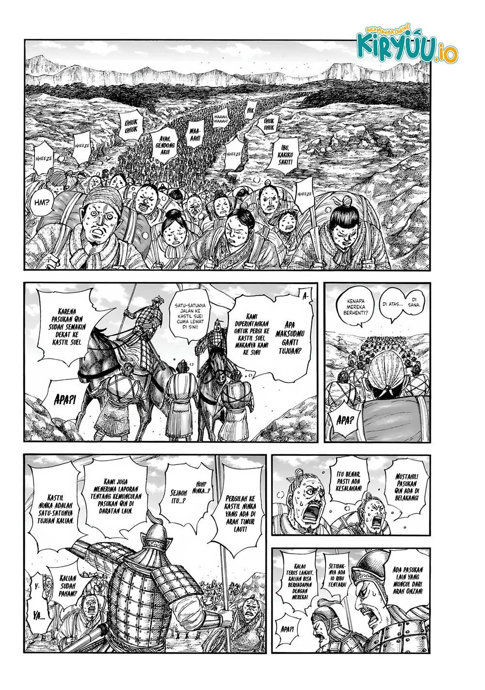 Kingdom Chapter 851 Gambar 4