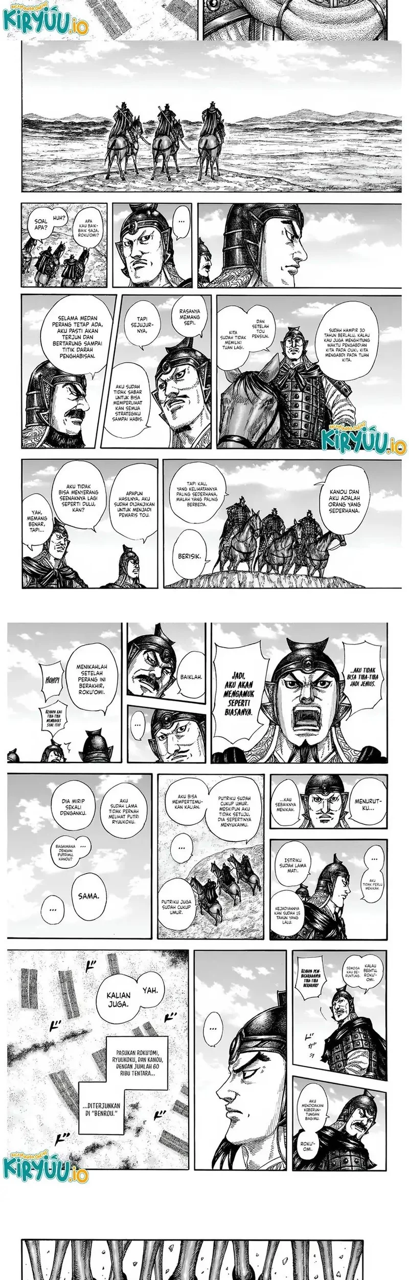 Kingdom Chapter 852 Gambar 7