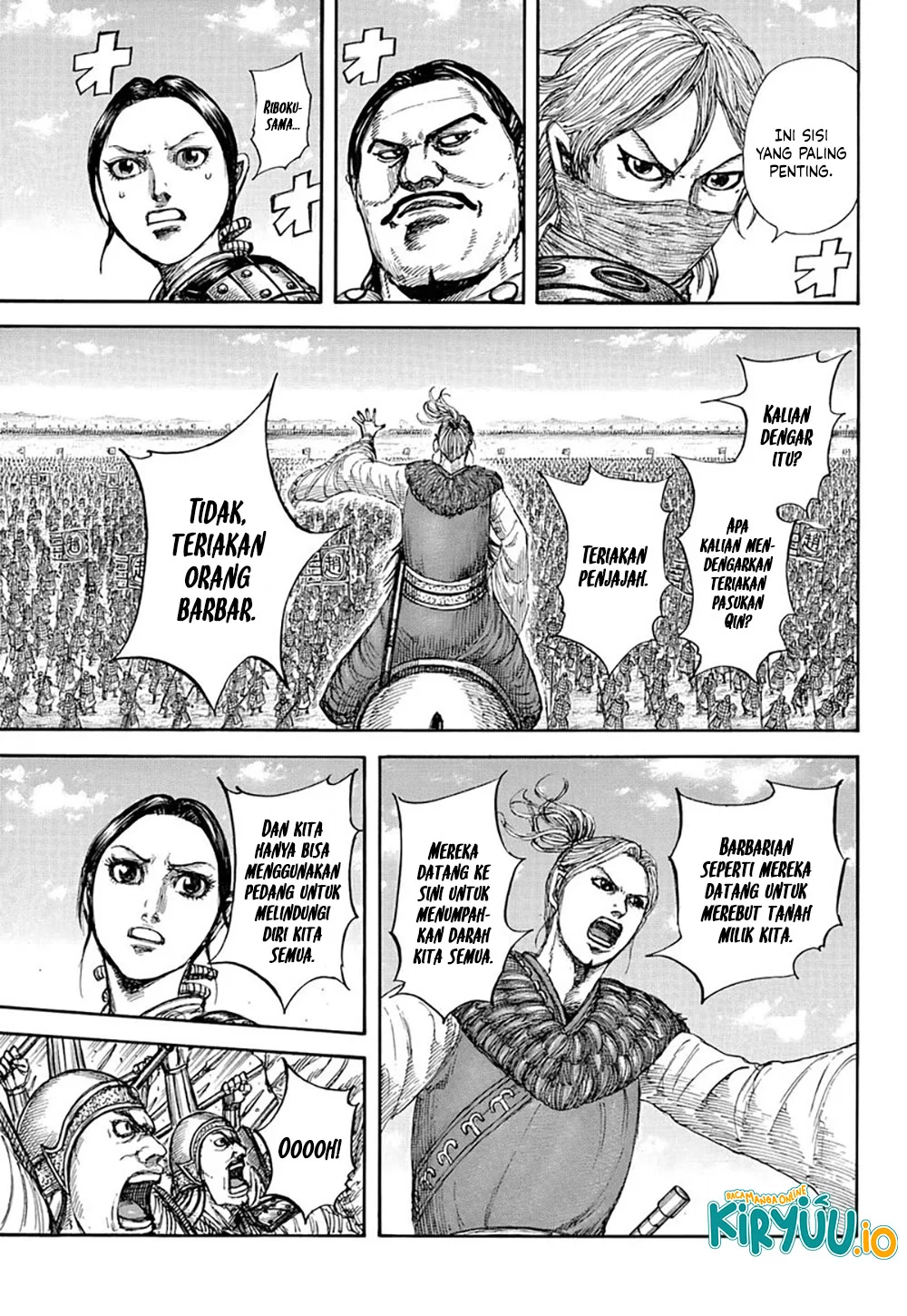 Kingdom Chapter 853 Gambar 15