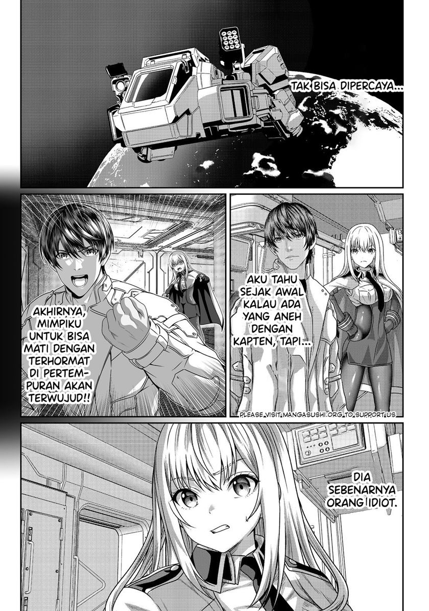 Manga “Koko wa Makasete Sakini Ike!” wo shitai Shinitagari no Nozomanu Uchuu Gekokujou Chapter 4 gambar nomor 2