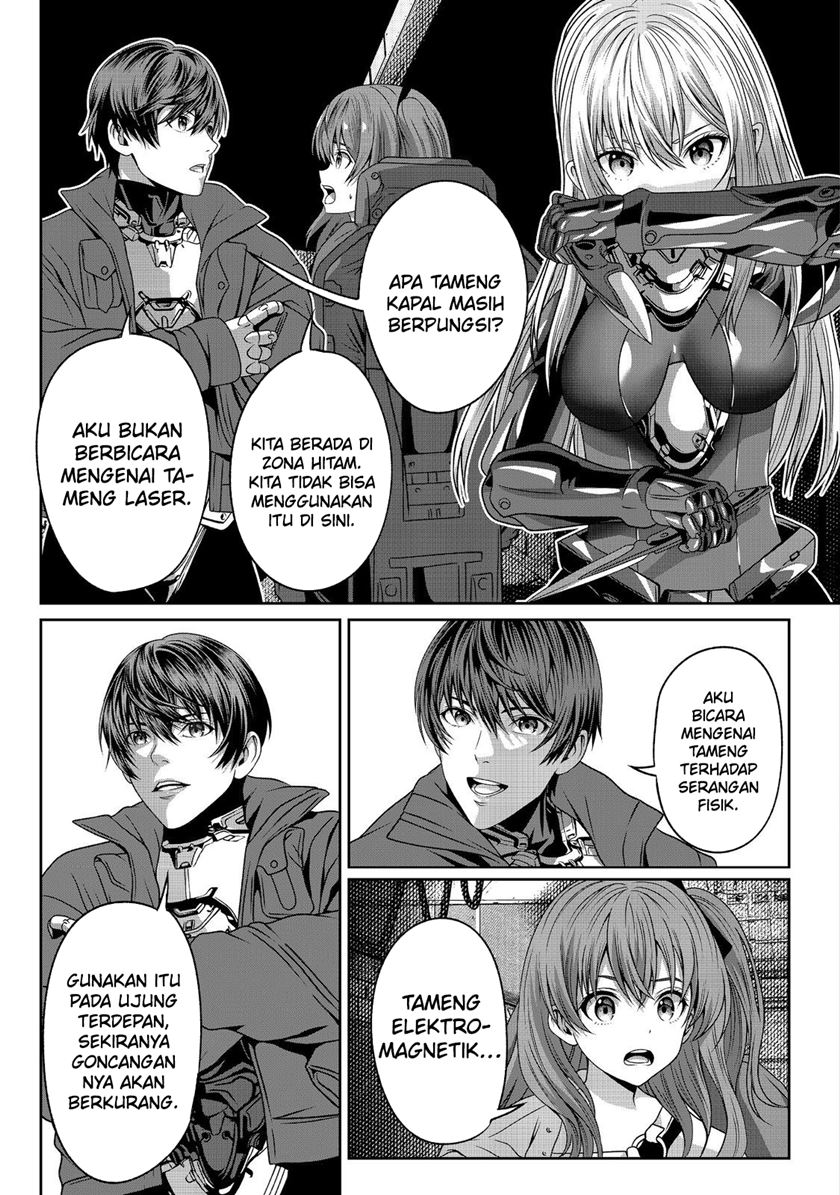 “Koko wa Makasete Sakini Ike!” wo shitai Shinitagari no Nozomanu Uchuu Gekokujou Chapter 4 Gambar 36