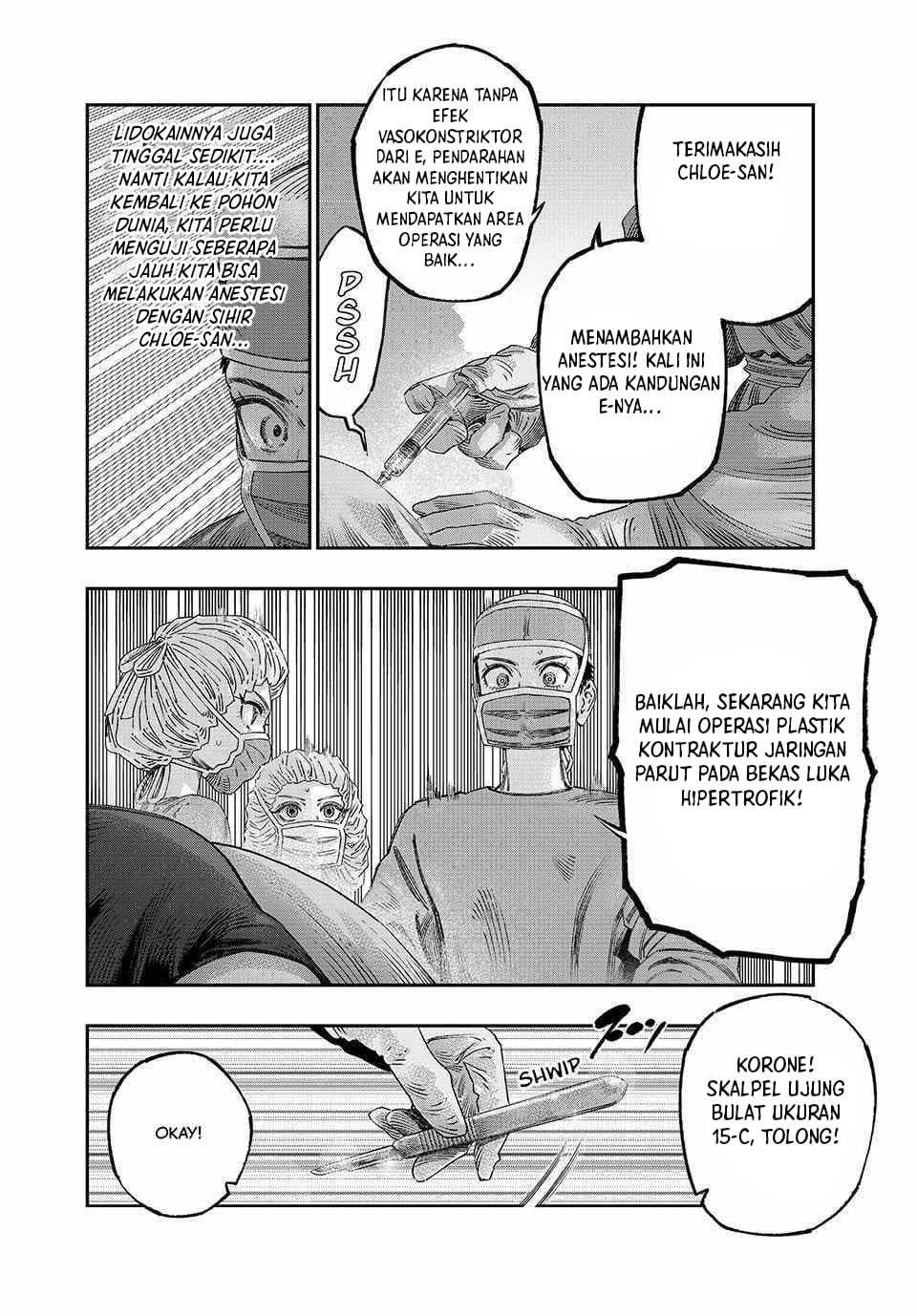 Koudou ni Hattatsu Shita Igaku wa Mahou to Kubetsu ga Tsukanai Chapter 36 Gambar 14