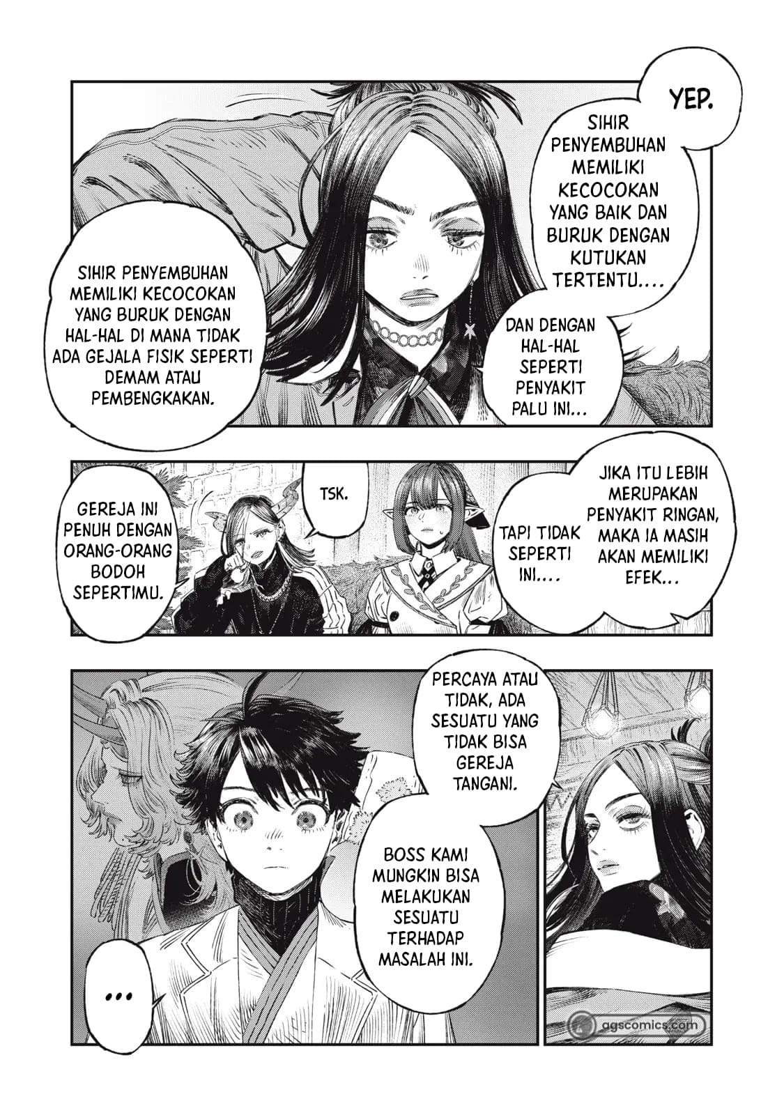 Koudou ni Hattatsu Shita Igaku wa Mahou to Kubetsu ga Tsukanai Chapter 32 Gambar 24