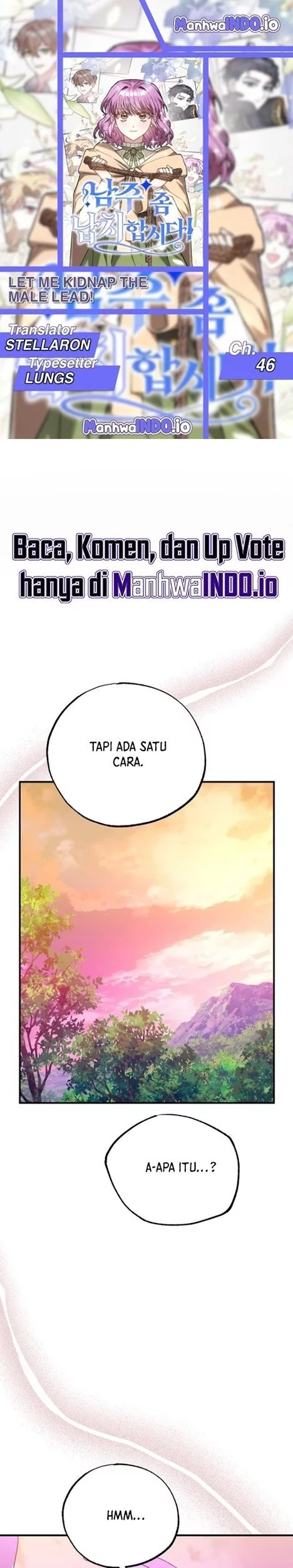 Komik Let Me Kidnap the Male Lead! Chapter 46 gambar nomor 1