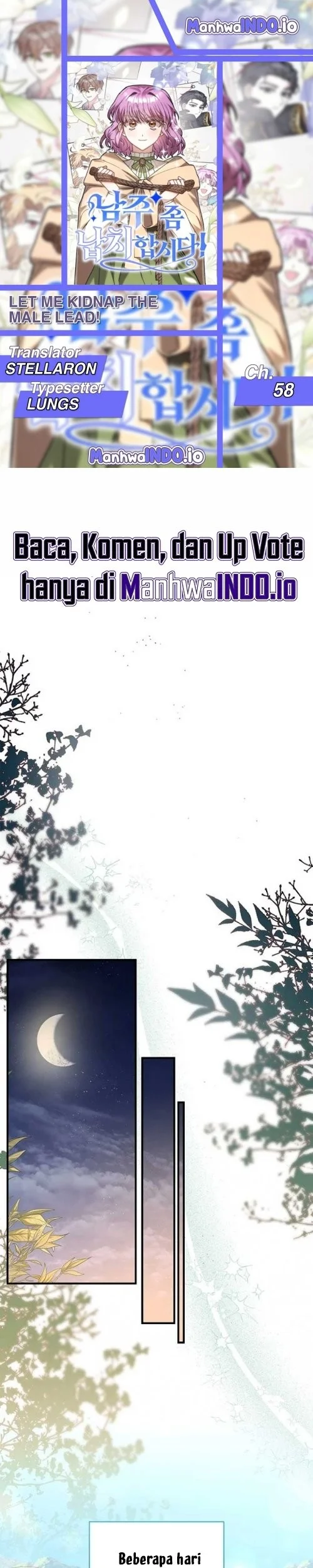 Komik Let Me Kidnap the Male Lead! Chapter 58 gambar nomor 1