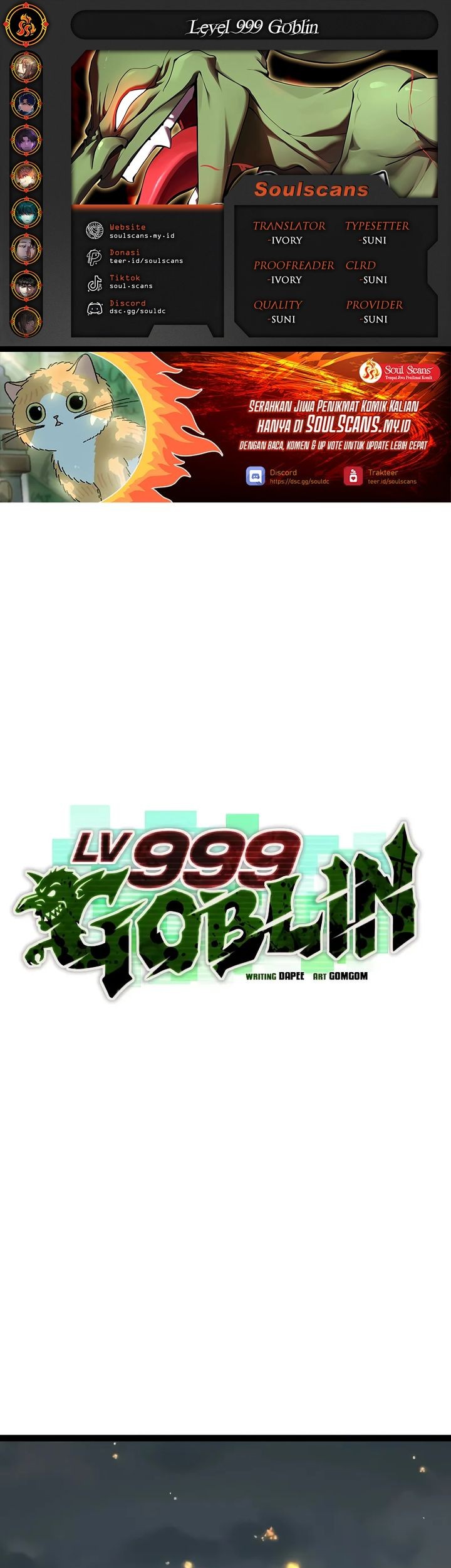 Komik Level 999 Goblin Chapter 18 gambar nomor 1