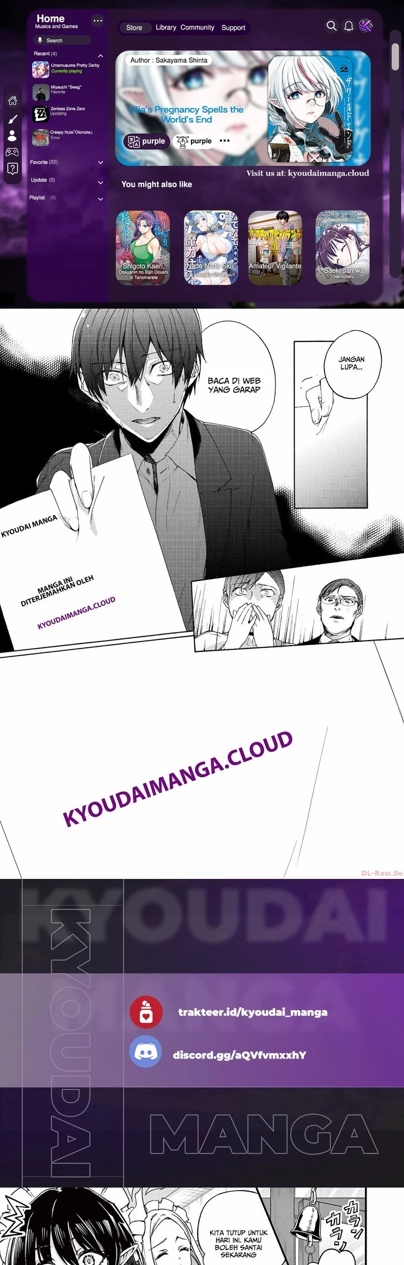 Komik Lilia’s Pregnancy Spells the World’s End Chapter 14 gambar nomor 1