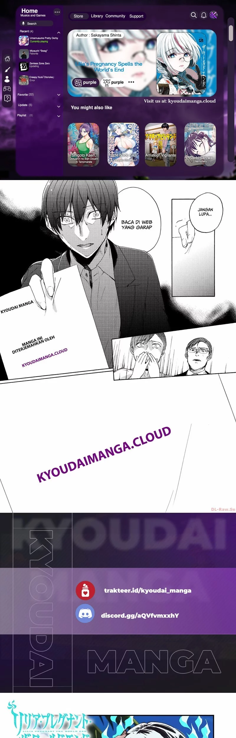 Komik Lilia’s Pregnancy Spells the World’s End Chapter 13 gambar nomor 1