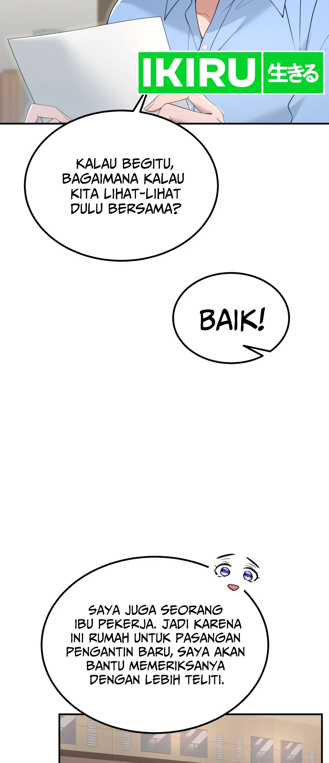 Living in a Studio Condo With the Saintess Chapter 44 Gambar 14