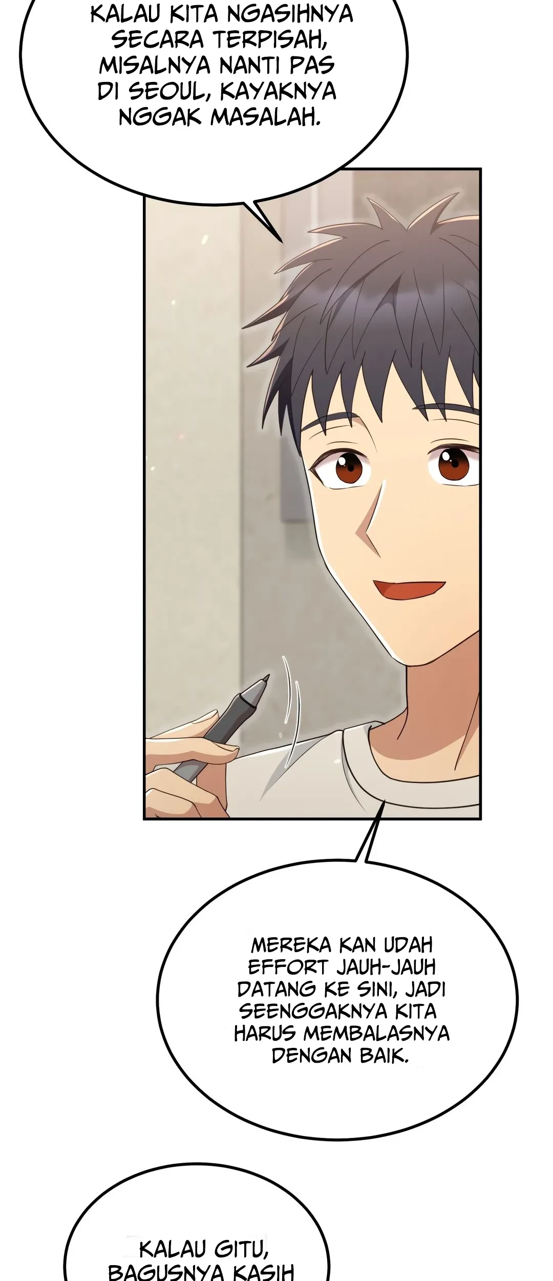 Living in a Studio Condo With the Saintess Chapter 45 Gambar 73